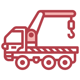 Crane truck icon