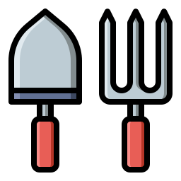 tuin gereedschap icoon