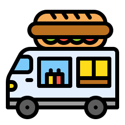 camion de nourriture Icône