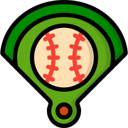 campo de béisbol icono