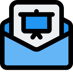 Открытый конверт иконка