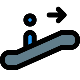 rolltreppe hoch icon