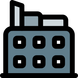 Factory plant icon