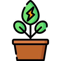 Green energy icon