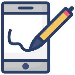 Pen tablet icon