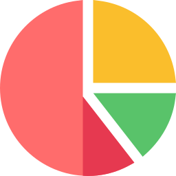 gráfico de pizza Ícone