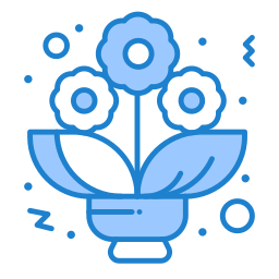 Flower bouquet icon