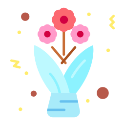bloemen boeket icoon