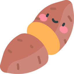 słodki ziemniak ikona