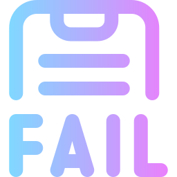 失敗 icon