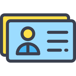 Business card icon