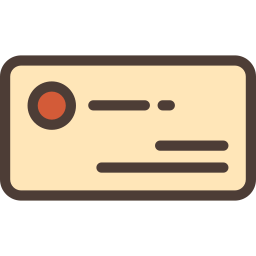 Business card icon