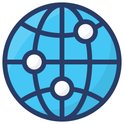 Global connection icon