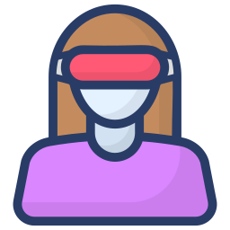 Virtual reality icon