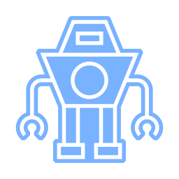 robotachtige machine icoon