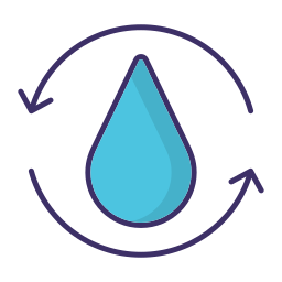 Reuse water icon