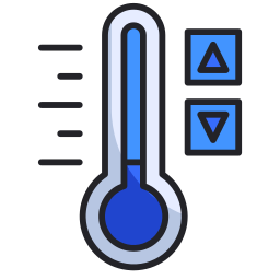 temperatuurregeling icoon