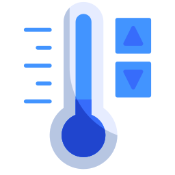 controle de temperatura Ícone