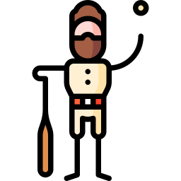 Baseball player icon