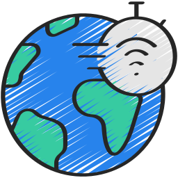 Global connection icon