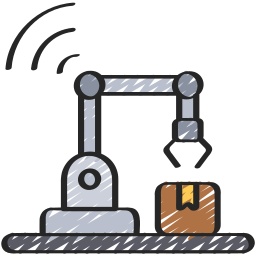 Mechanical arm icon