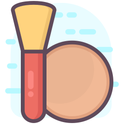 Blush brush icon