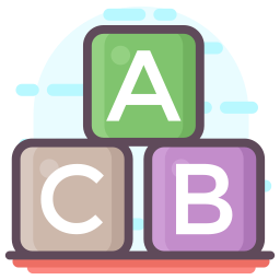 Abc block icon