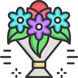 bukiet kwiatów ikona