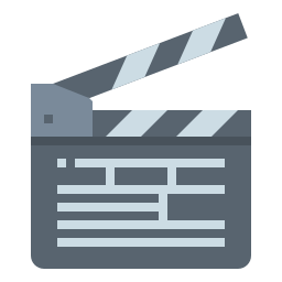 Clapperboard icon