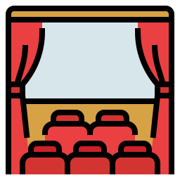 Movie screen icon