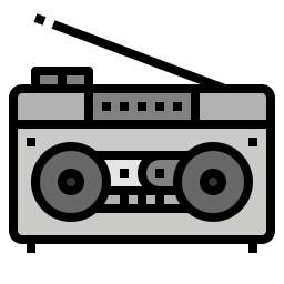 reproductor de cassette icono