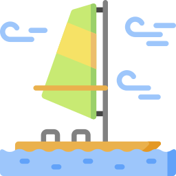het windsurfen icoon