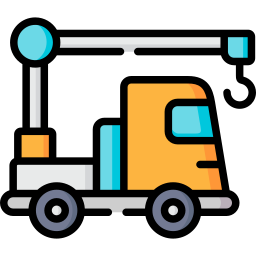 Crane truck icon