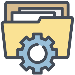 carpeta de archivos icono