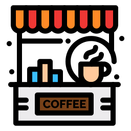 Coffee shop icon