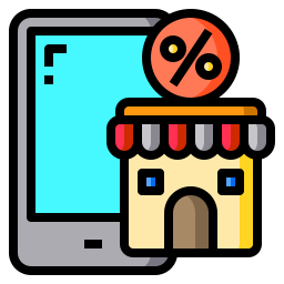 Online shop icon