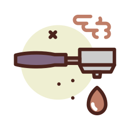 Coffee preparation icon