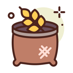 Wheat sack icon