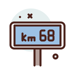 Kilometer icon