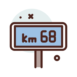 kilometer icoon