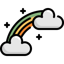 arc en ciel Icône