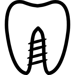 contorno do dente Ícone