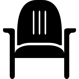 cadeira com braços Ícone
