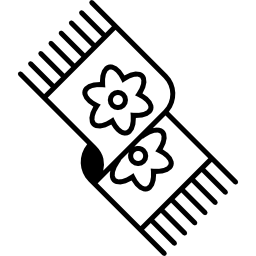 Floral carpet icon
