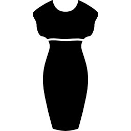 vrouwelijke sexy jurk silhouet icoon
