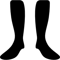 chaussettes de football Icône