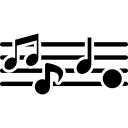 symboles de composition musicale Icône