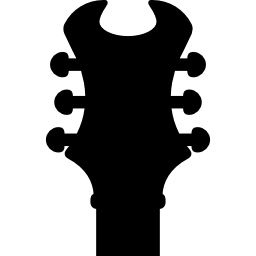 Guitar back part icon