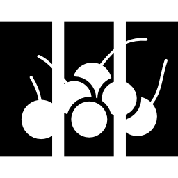 tríptico de frutas icono