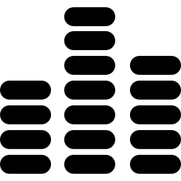 Music sound bars icon